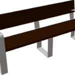 Banc avec accoudoir Air (3 places)