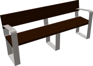 Banc avec accoudoir Air (3 places)