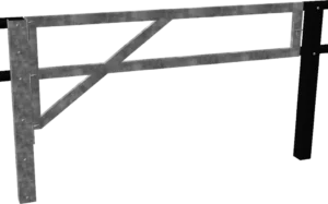 Portail simple battant (3m)