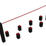 Pas japonais avec corde