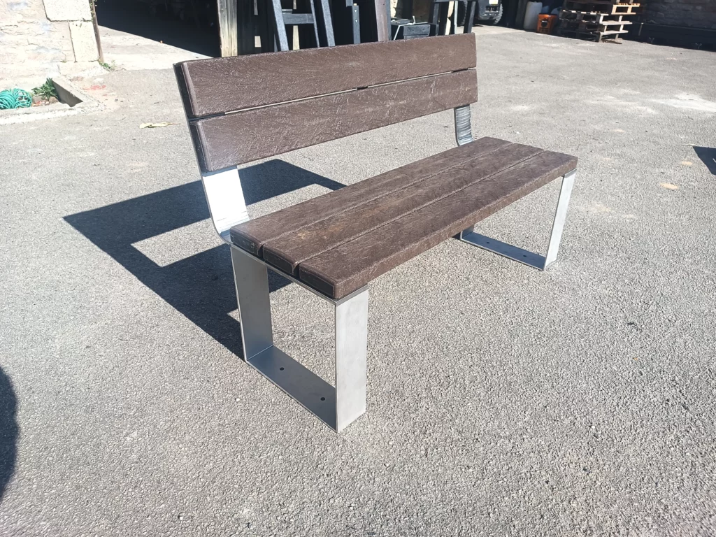 ESPACES RENARD - Banc - Gamme air - Plastique recyclé (1)