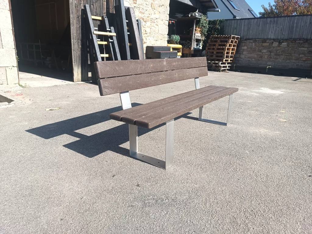 ESPACES RENARD - Banc - Gamme air - Plastique recyclé (5)