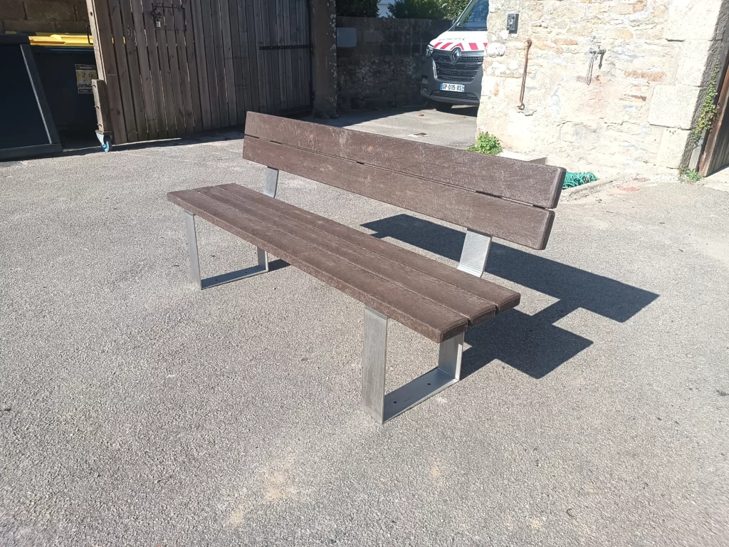 ESPACES RENARD - Banc - Gamme air - Plastique recyclé (6)