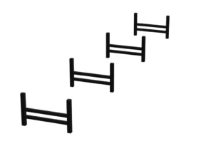 Petites haies doubles