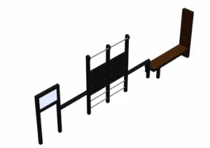 Agrès : Combiné étirements (espalier double)