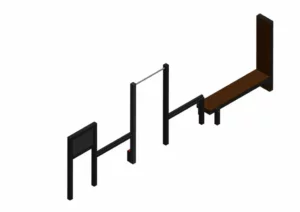 Combiné étirements (barre fixe simple)