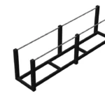 Barres parallèles avec 3 bacs à sensation