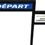 Panneau départ avec conseils