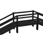 Escalier avec plateforme