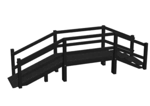 Escalier avec plateforme