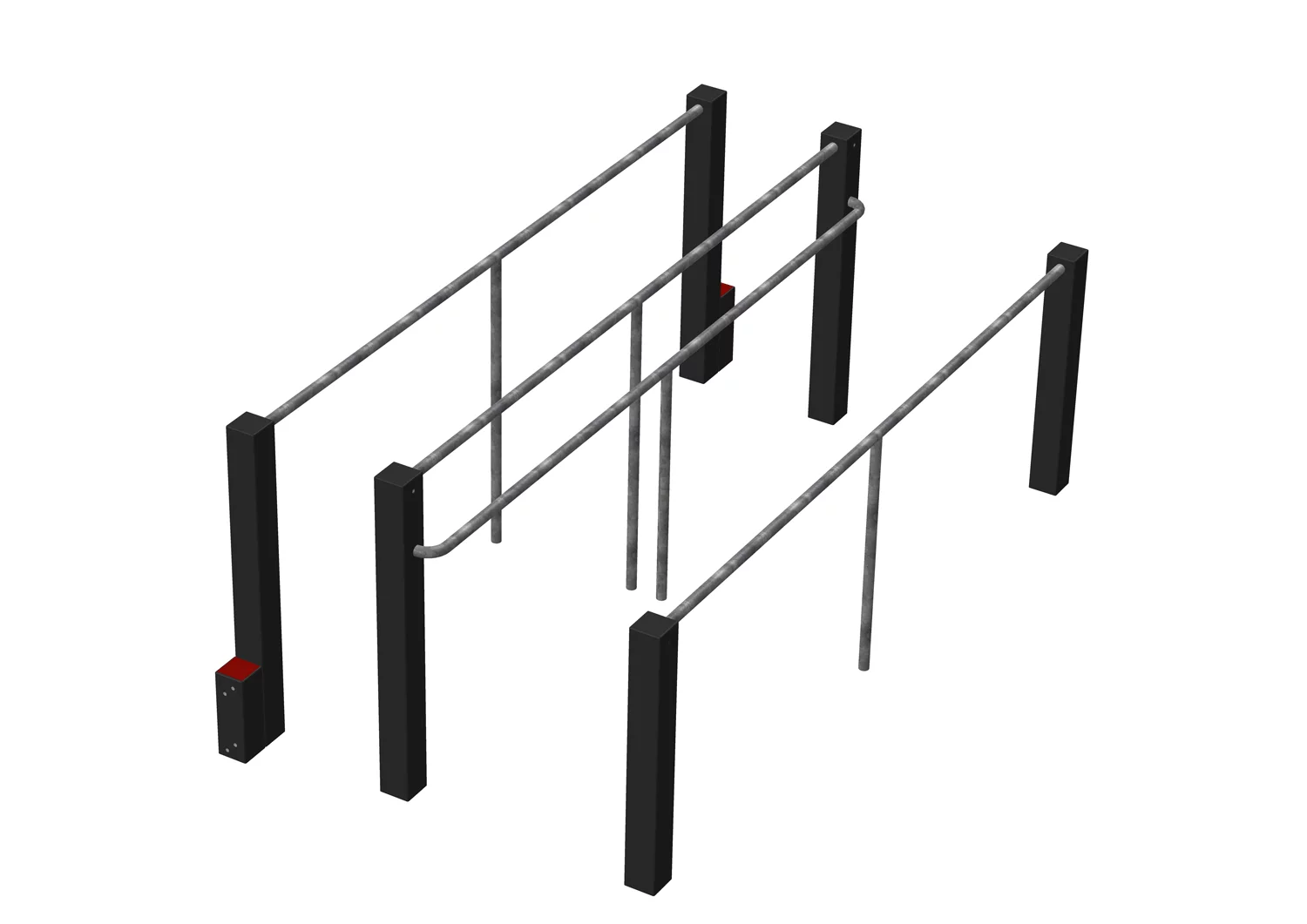 Barres parallèles 2 accès