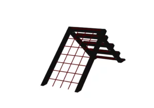 Échelle oblique et filet