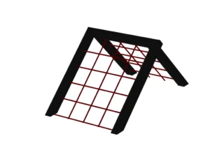 Filet à grimper oblique