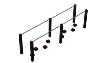 Pas japonais avec rampe