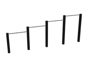 Barres fixes basses (4 Hauteurs)