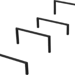 Poutres dessus dessous (2 hauteurs)