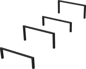 Poutres dessus dessous (2 hauteurs)