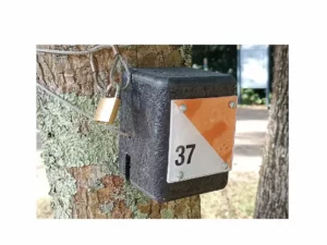 Boitier pince câble et cadenas (100x100mm)