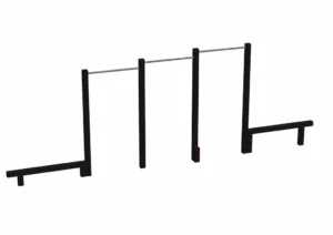 Combiné barres fixes poutres