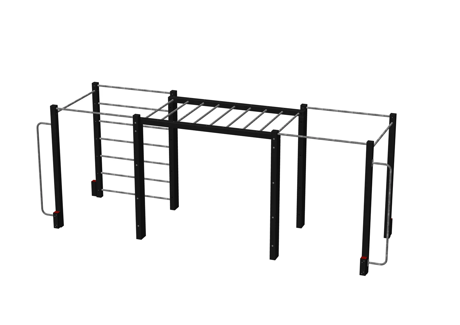 Combiné cages et échelle