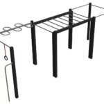 Station street workout asymétrique pour collectivités et campings