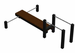 Combiné abdo horizontal et barres parallèles