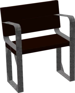 Fauteuil D’ho avec accoudoirs