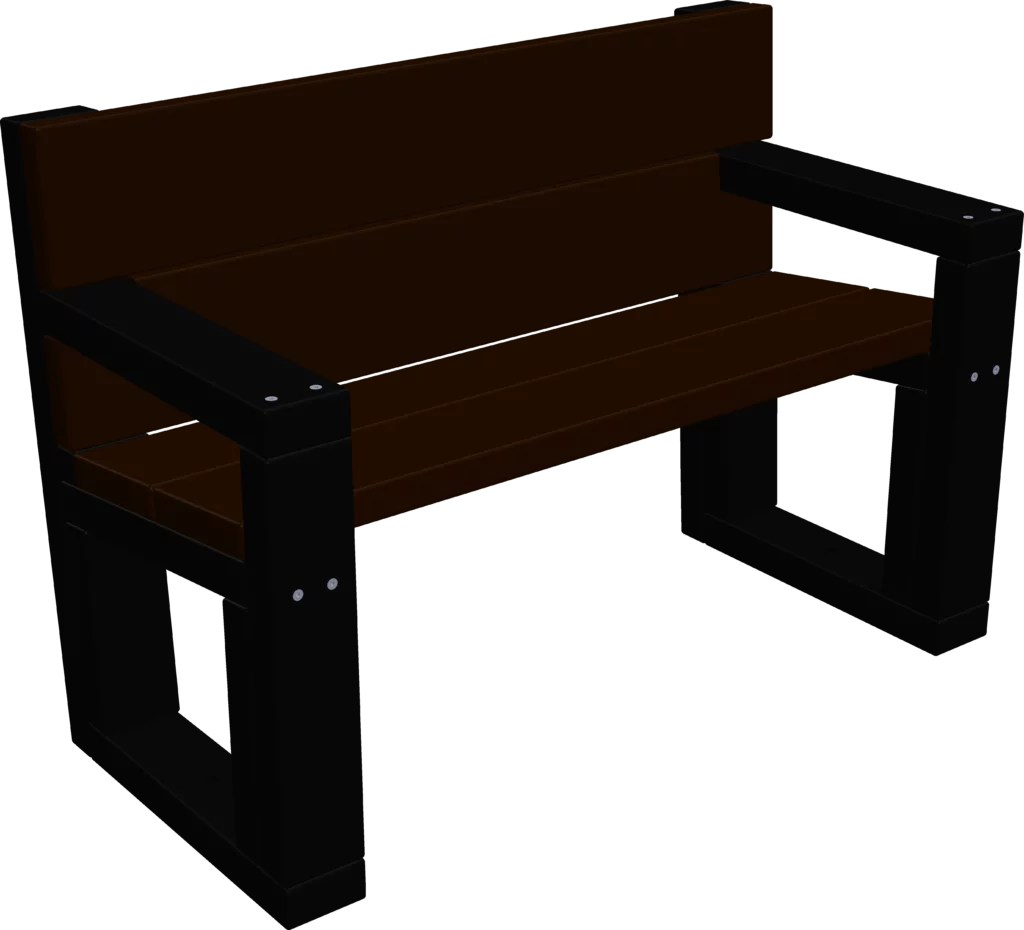 Banc Eko avec accoudoirs (2places)