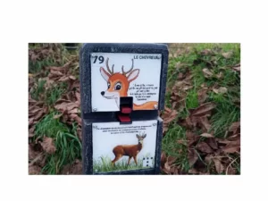 Poteau d'orientation figurine 150x150mm